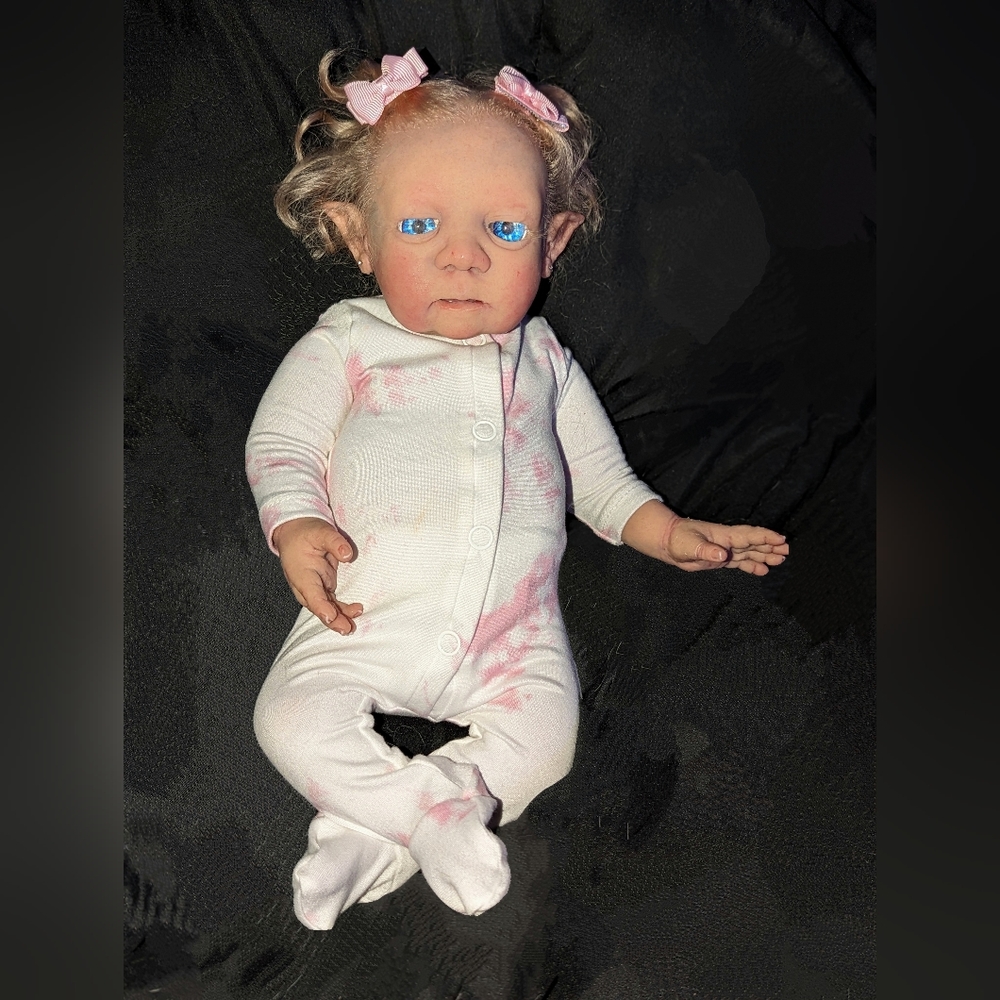 FBS (full body silicone). Anatomically correct girl 15" "Badelia" (boo boos)